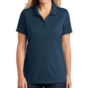 New Port Authority Women's Micro-Mesh Navy Polo